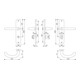 Hoppe set de plateaux longs Mar.1138/273P Alu.F1 bain SK/OL 78mm DIN L/R-3