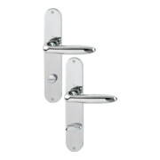 Hoppe set de plateaux longs Verona M151/302 MS F49-R Bad SK/OL 78mm DIN L/R