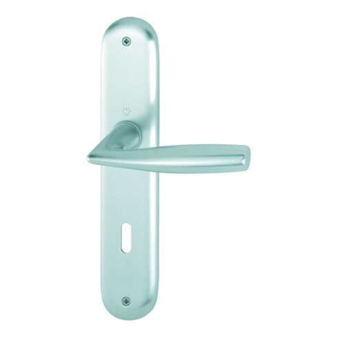 Hoppe set de plateaux longs Vitória 1515/273P aluminium. F1 OB 72mm DIN L/R