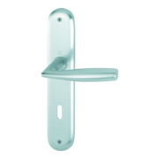 Hoppe set de plateaux longs Vitória 1515/273P aluminium. F1 OB 72mm DIN L/R