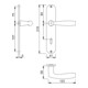 Hoppe set de plateaux longs Vitória M151515/302 MS F71 OB 72mm DIN L/R-4