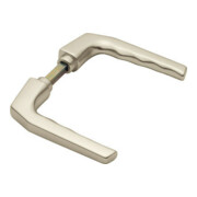 Hoppe Türdrückerpaar Frankfurt 117L Alu.F2 o.Rosetten VK 8mm