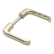 Hoppe Türdrückerpaar London 113 H Alu.F2 o.Rosetten VK 10mm