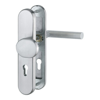 HOPPE WET-Schutz-Wechselgarnitur Langschild,PZ,8/72 Amsterd. E86G/3331/3310 F69,TS