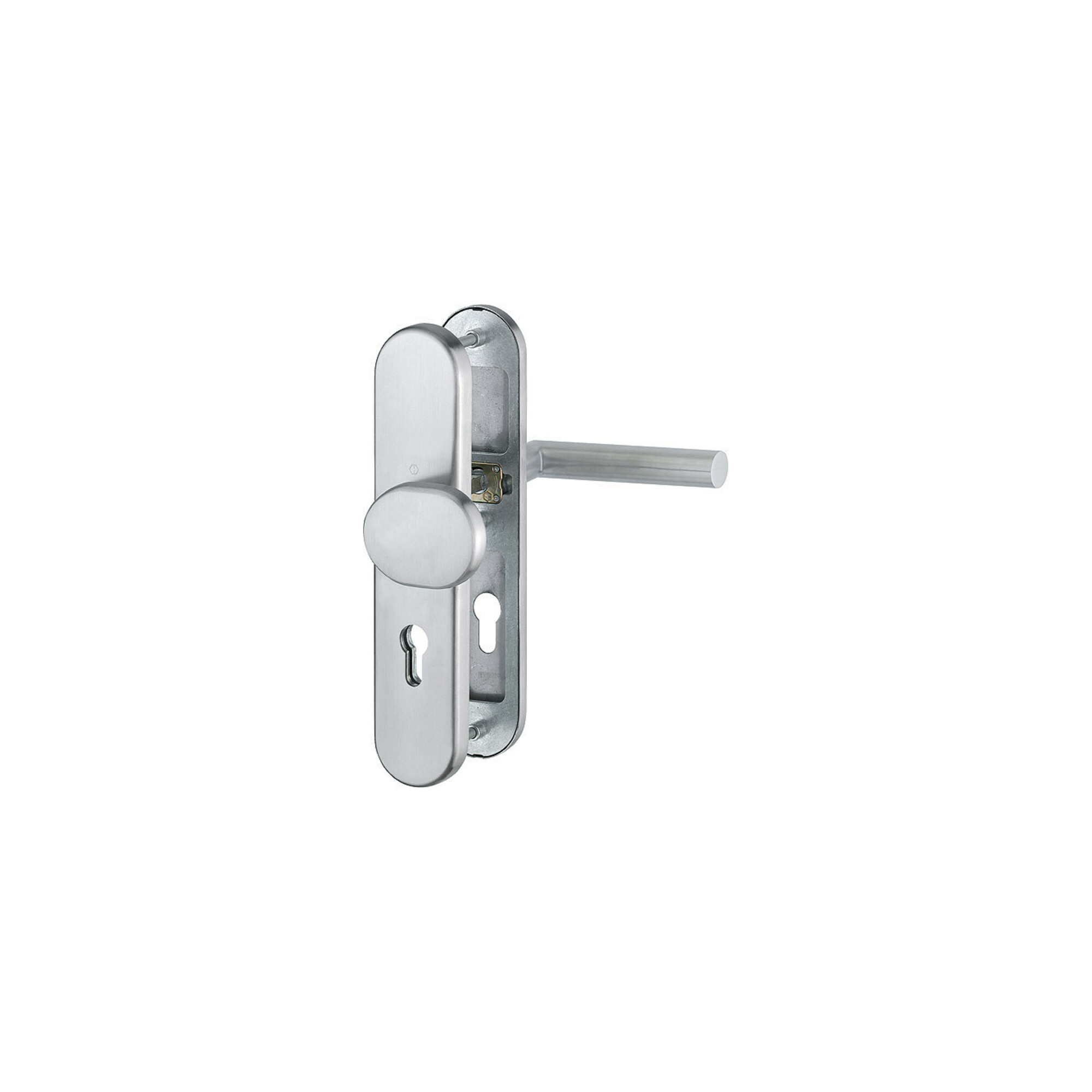 HOPPE WET-Schutz-Wechselgarnitur Langschild,PZ,8/72 Amsterd. E86G/3331/3310 F69,TS