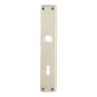 HOPPE WRT-Plaque longue 202SP, BB, E72 visible vissée, couleur nickel mat anodisé