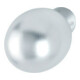 HOPPE ZT-Écrou à bouton 50, aluminium DIN gauche-droite, VK8 anodisé naturel-1