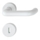 HOPPE ZT Garniture de poignée avec rosaces, ronde Baden K138L/15/15S VK8,BB, blanc trafic-1