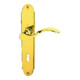 HOPPE ZT Garniture de poignée longue, conique Caracas, M112SLN/2021 BB, 8/72, brun, TS 36-54-1