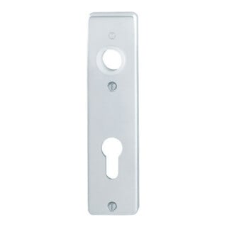 HOPPE ZT-Plaque courte 202KP PZ, E72 Alu, F1 anodisé, pièce