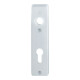 HOPPE ZT-Plaque courte 202KP, PZ, E72 Aluminium, F1 anodisé Paire-1