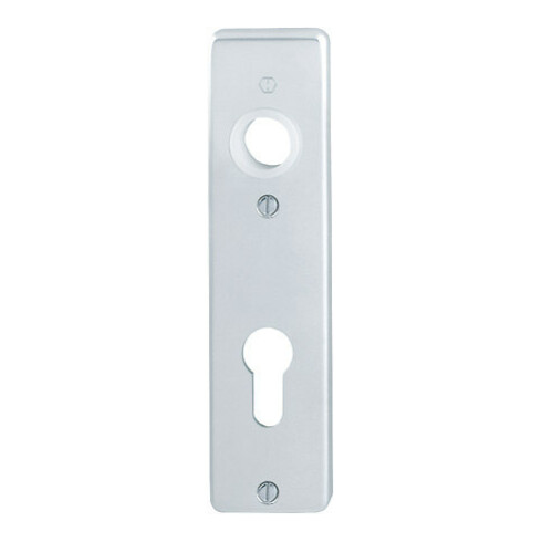 HOPPE ZT-Plaque courte 202KP, PZ, E72 Aluminium, F1 anodisé Paire