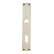 HOPPE ZT-Plaque longue London, 202SP, PZ, H72 visible, nickel mat anodisé