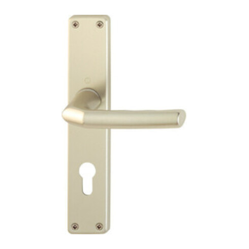 Hoppe Zylinderschloss Langschildgarnitur Birmingham 1117/202SP Alu. F2 PZ 72mm DIN L/R