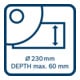 Hotte aspirante Bosch Full Cover GDE 230 FC-T Accessoires système