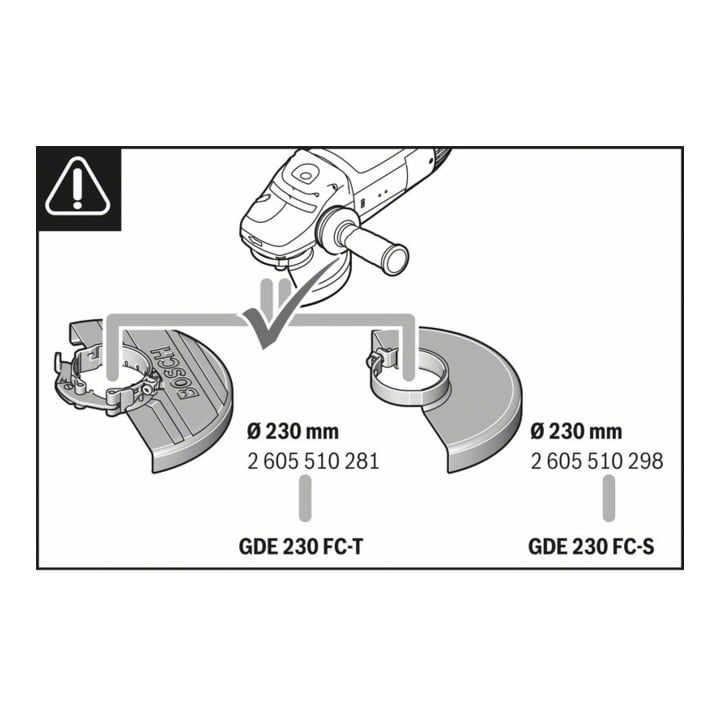 Hotte aspirante Bosch Full Cover GDE 230 FC-T Accessoires système