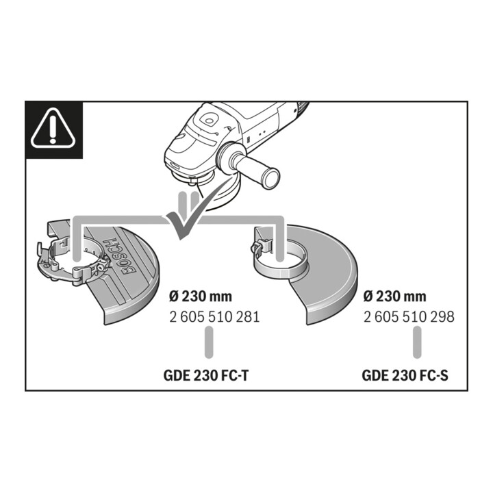 Hotte d'aspiration Bosch Full Cover GDE 230 FC-S Accessoires système