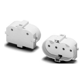 Houben Douille 2G11 blanc, perçage M3 101489