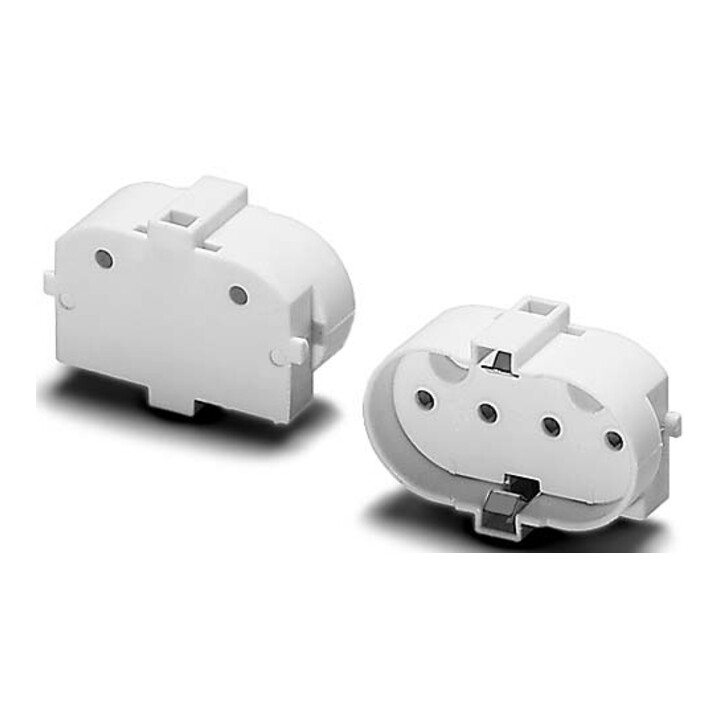 Houben Douille 2G11 blanc, perçage M3 101489