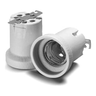 Houben Douille E40 porcelaine, blanche, protection LP, M5 108375