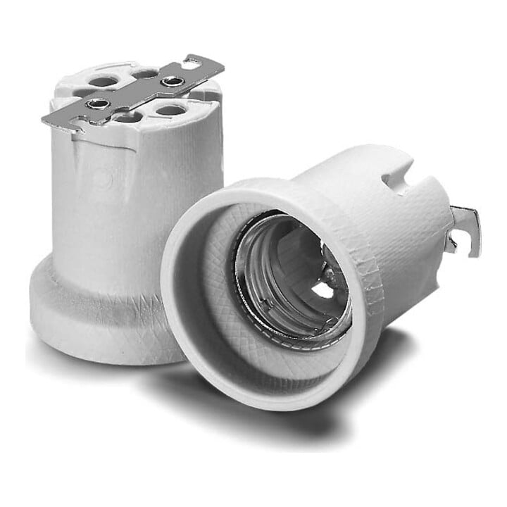 Houben Douille E40 porcelaine, blanche, protection LP, M5 108375