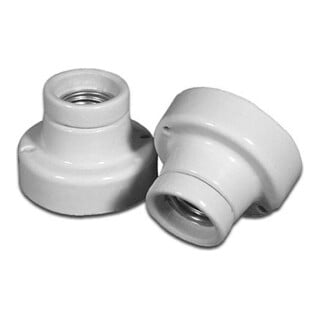 Houben Douille Edison 3 pièces Porcelaine Plafonnier E27 990010