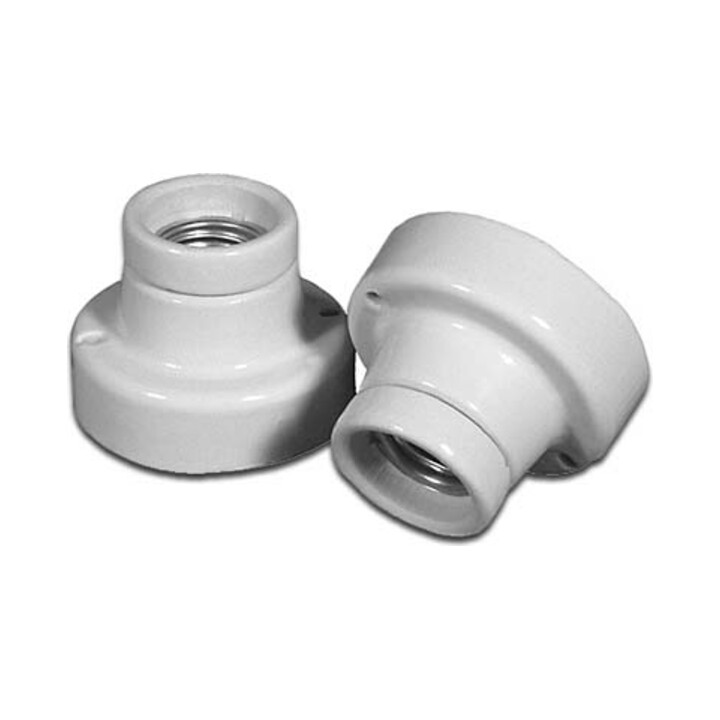 Houben Douille Edison 3 pièces Porcelaine Plafonnier E27 990010