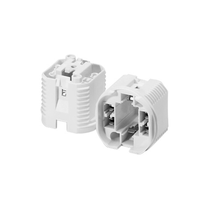 Houben Douille G24d-2/GX24d-2 blanche pour TC-D/TC-T 527503