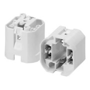 Houben Douille G24q-3/GX24q-3 blanche pour TC-DEL/TC-TEL 527741-1