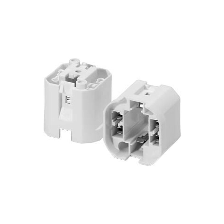 Houben Douille G24q-3/GX24q-3 blanche pour TC-DEL/TC-TEL 527741