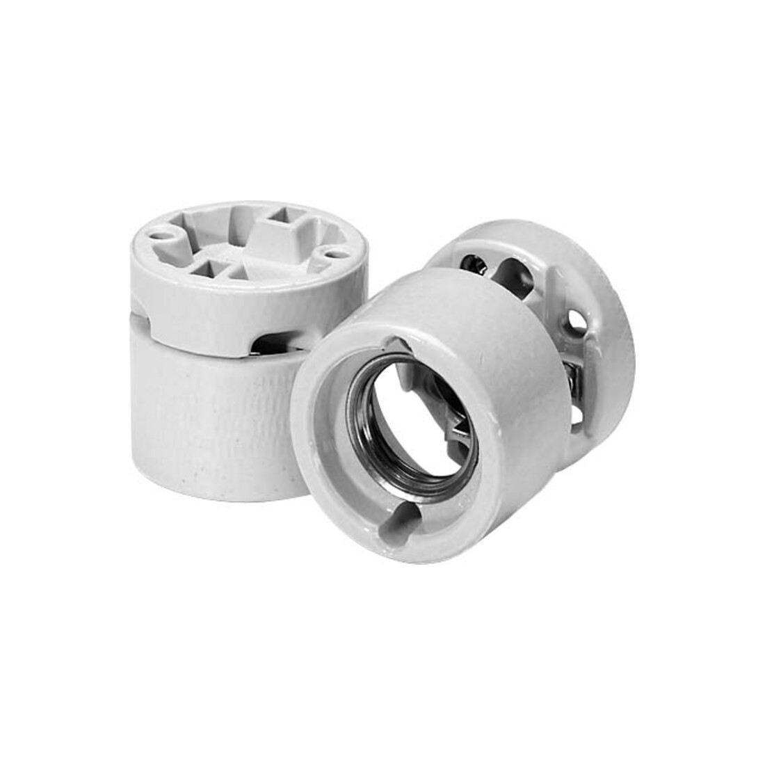 Houben Edisonfassung 2-tlg Porz. ws E27 534835