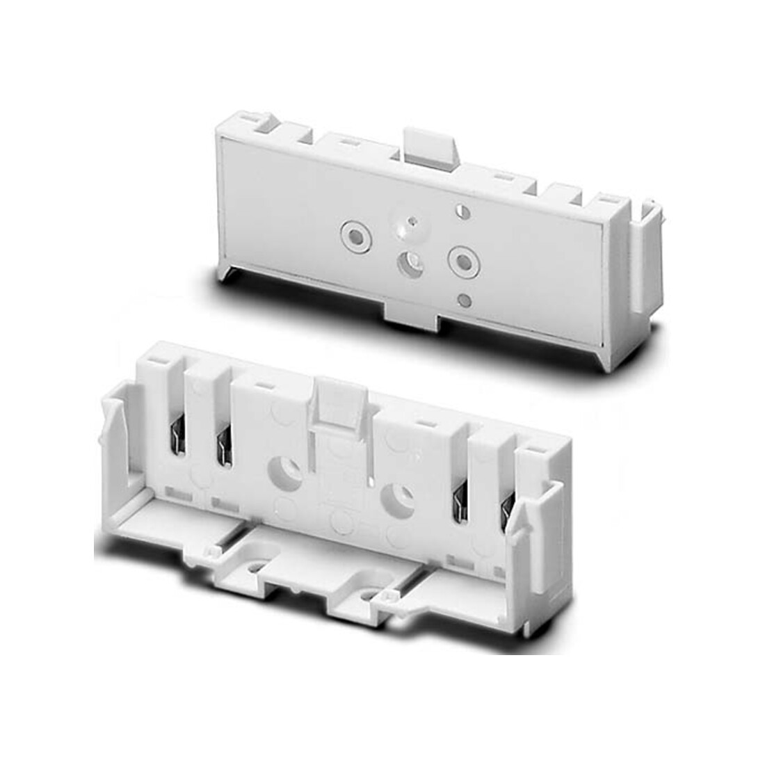 Houben Fassung 2G10 ws,seitl.LP-Ein,o.St 101521