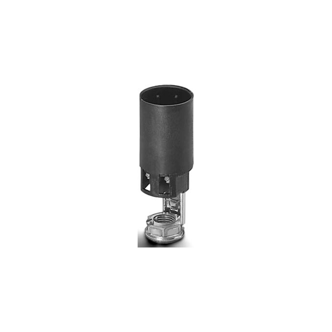 Houben Fassung E14 f.Kerzen sw,65mm,M10x1 109813