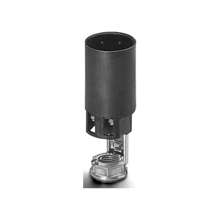 Houben Fassung E14 f.Kerzen sw,85mm,10mm Bohr. 109814