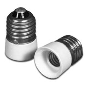 Houben Fassung E27-E14 Porz,ws,z.Reduktion 990008