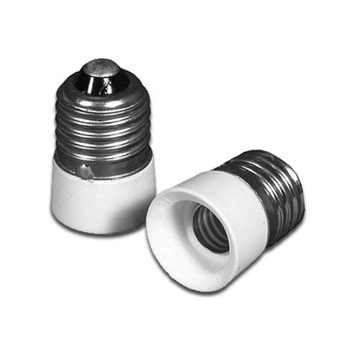 Houben Fassung E27-E14 Porz,ws,z.Reduktion 990008