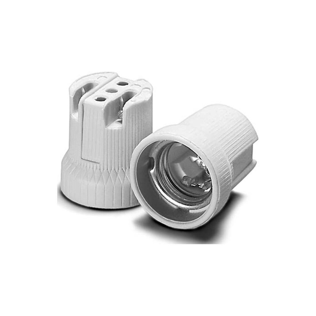 Houben Fassung E27 Porz,ws,1-tlg,M4 102599