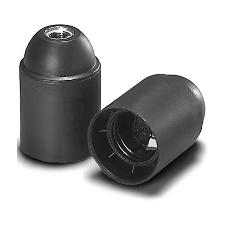Houben Fassung E27 sw,glatt,M10x1 101947