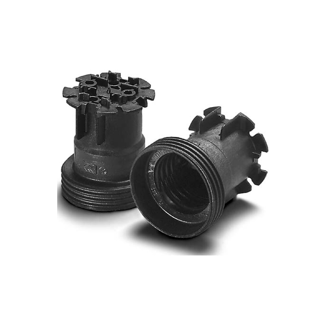 Houben Fassung E27 Thermopl.,sw,Agw 504302