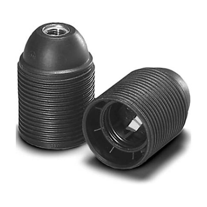 Houben 102052 Fassung E27 | weiß | Außengewinde | M10x1 | für Glühlampen