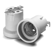 Houben Fassung E40 Porz,ws,LP-Sich.,M5 108375-3