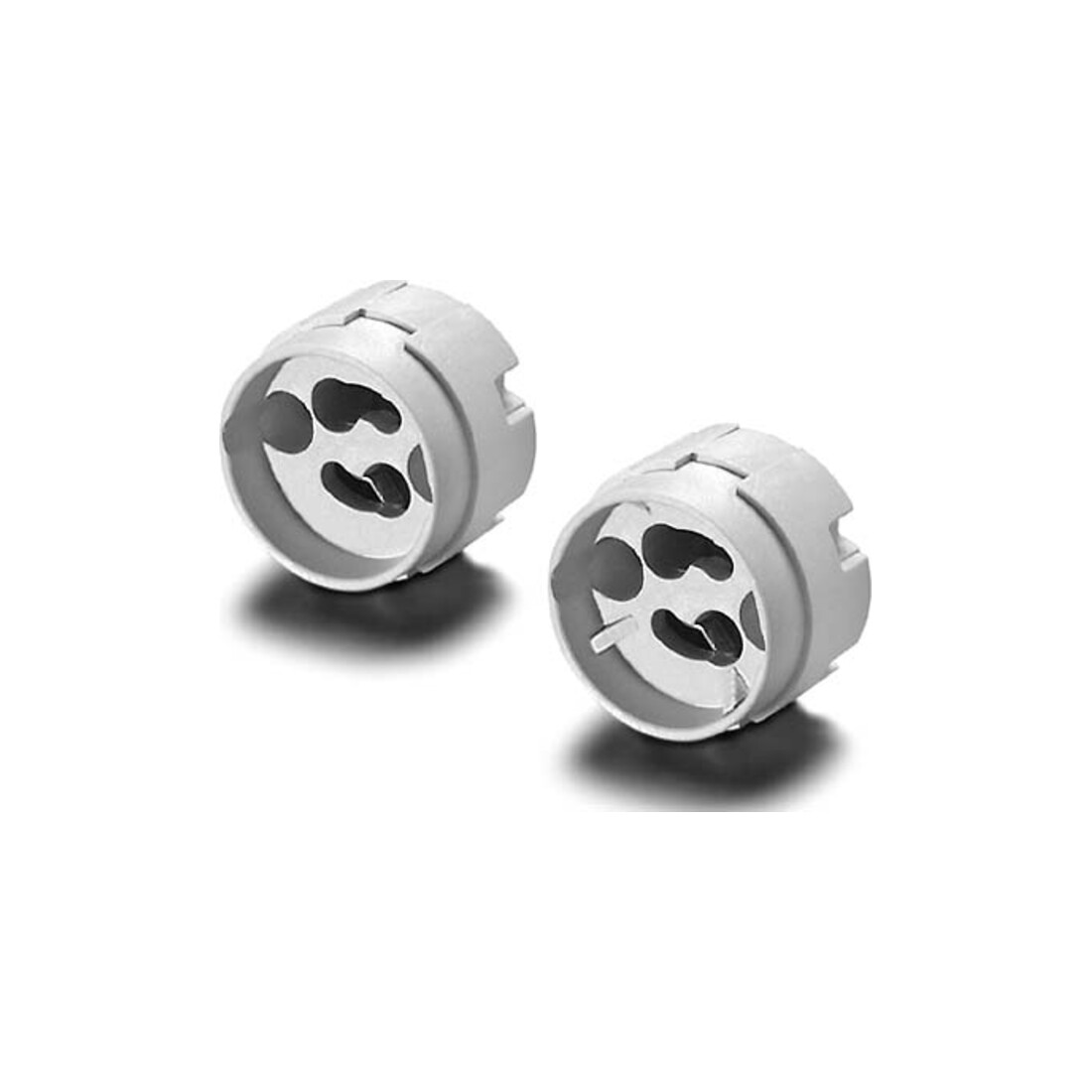 Houben Fassung GU10/GZ10 ws Löcher M3 502111