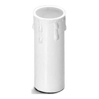 Houben Manchon de bougie E14 Goutte 100 mm blanc