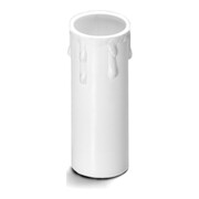 Houben Manchon de bougie E14 goutte, blanc, 65 mm 100161-1