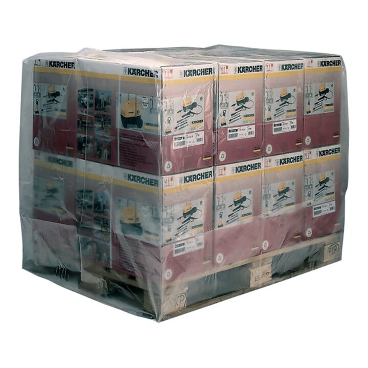 Housse rétractable L1250xl.850xH1500 mm 125 µm transparent polyéthylène
