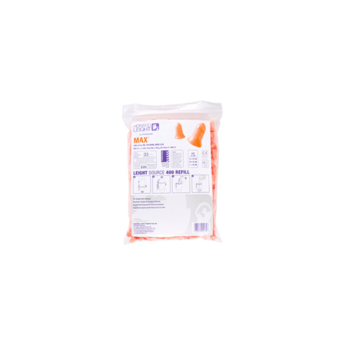 HOWARD LEIGHT Oordopjesset, 200 paar MAX, Type: R200