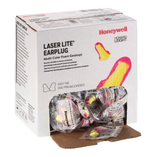 HOWARD LEIGHT Set di inserti auricolari, 200 paia LASER LITE, Modello: 200