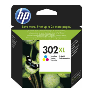 HP Cartouche d'encre couleur 302XL/F6U67AE co