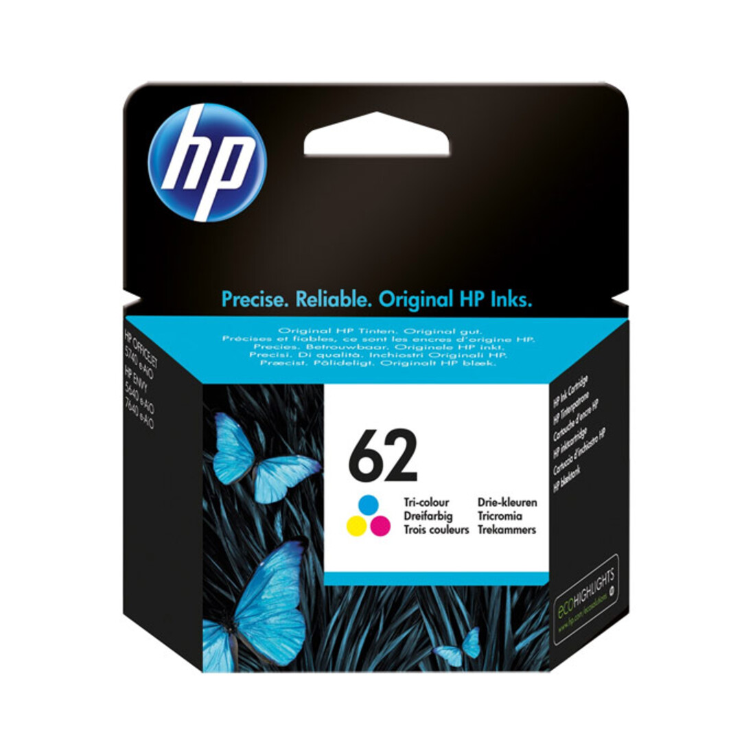 HP Cartouche d’encre couleur 62/C2P06AE co
