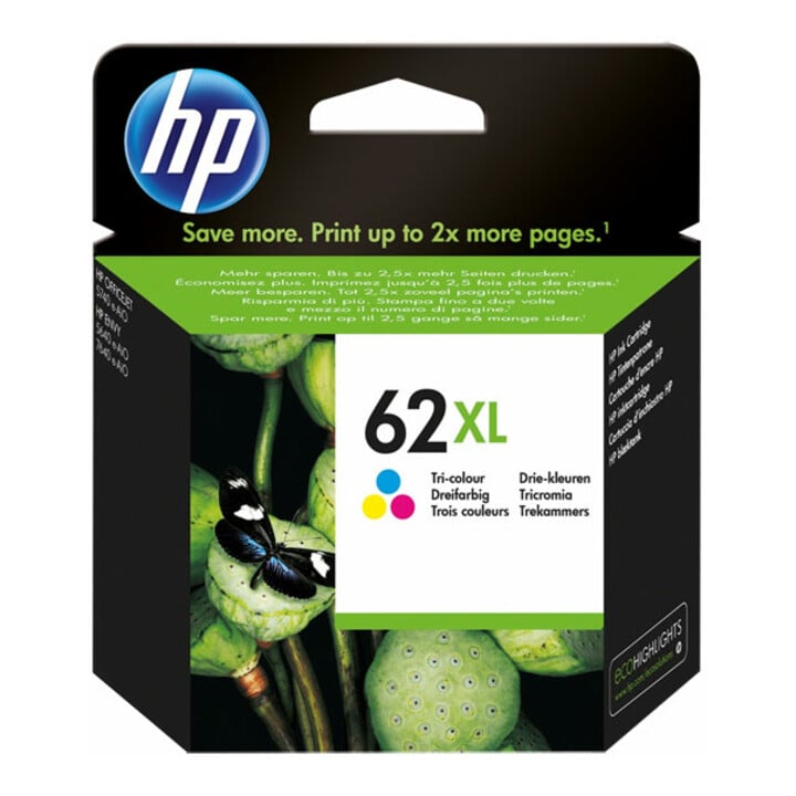 HP Cartouche d’encre couleur 62XL/C2P07AE